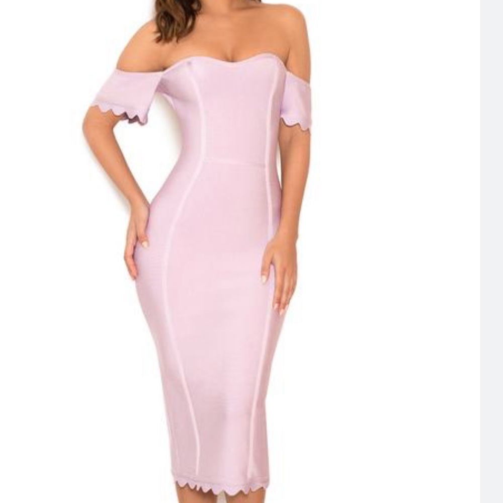 House of CB Bandage Offshoulder Dress